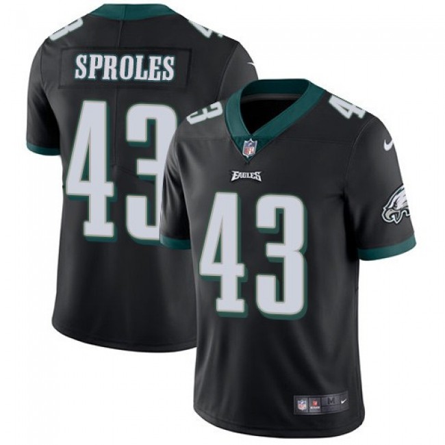 Philadelphia Eagles #43 Darren Sproles Black Alternate Youth Stitched NFL Vapor Untouchable Limited Jersey