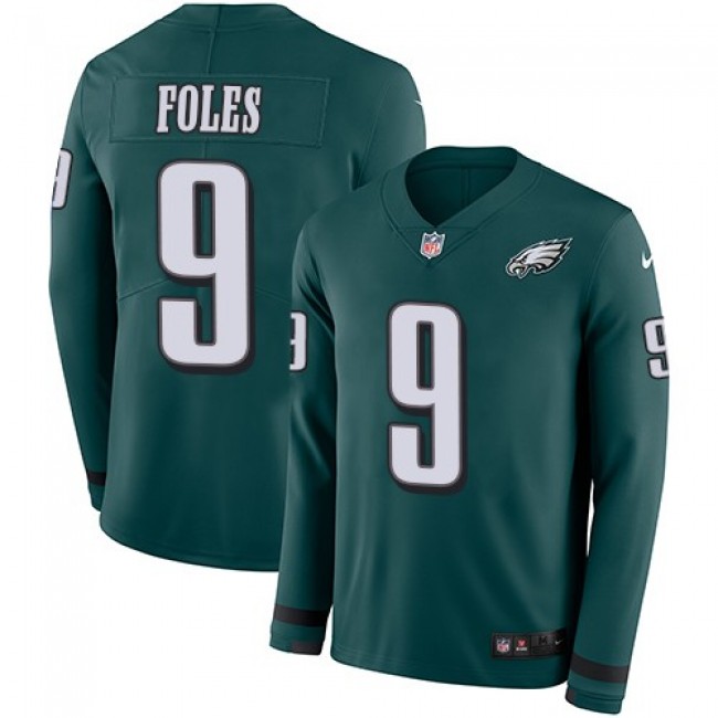 Nike Eagles #43 Darren Sproles Midnight Green/Black Men's Stitched NFL Elite Fadeaway Fashion Jersey