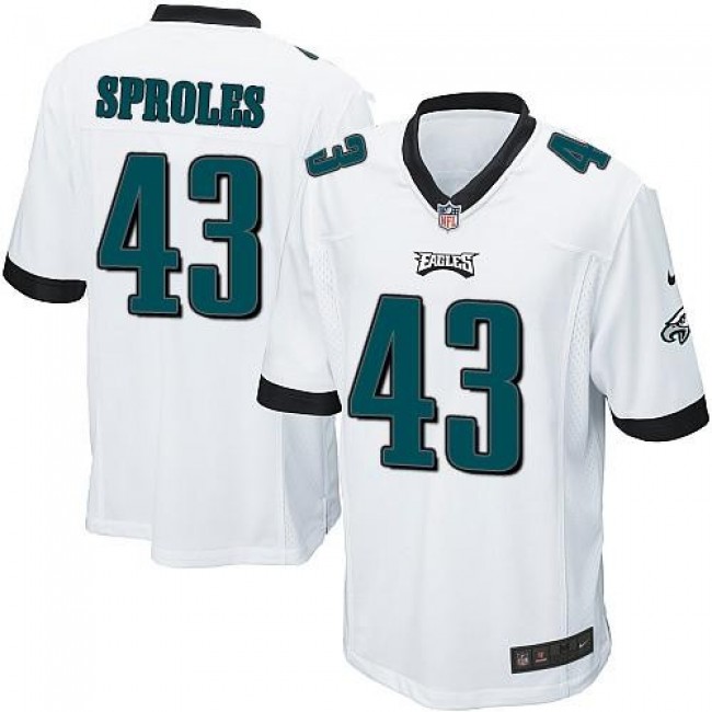 Philadelphia Eagles #43 Darren Sproles White Youth Stitched NFL New Elite Jersey
