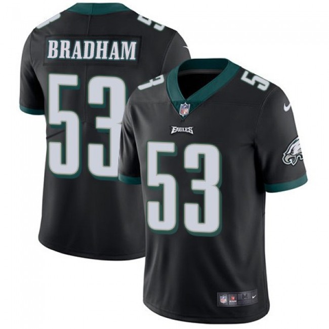 Nike Eagles #53 Nigel Bradham Black Alternate Men's Stitched NFL Vapor Untouchable Limited Jersey