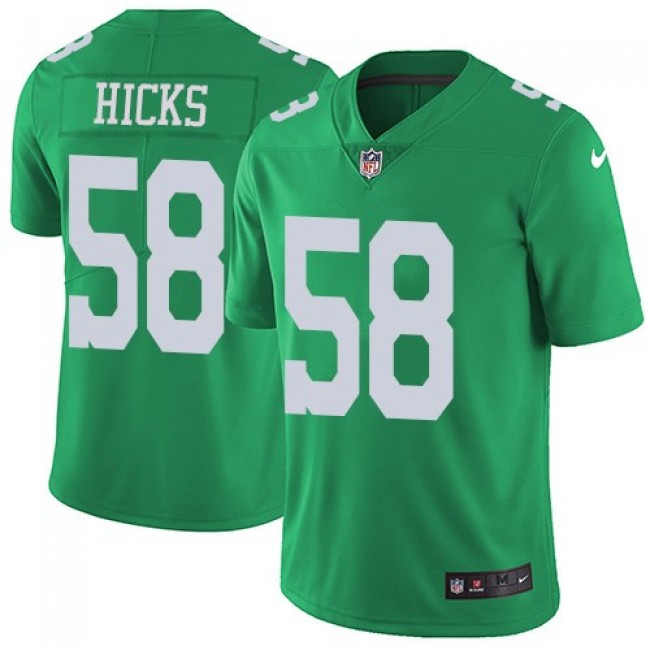 عدنان يماني NFL Jersey mahomes-Philadelphia Eagles #58 Jordan Hicks Green ... عدنان يماني