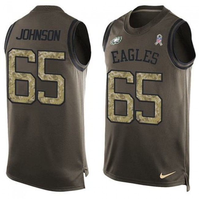 ستار بلاي NFL Jersey Discount Save Up To-Nike Eagles #65 Lane Johnson Green ... ستار بلاي