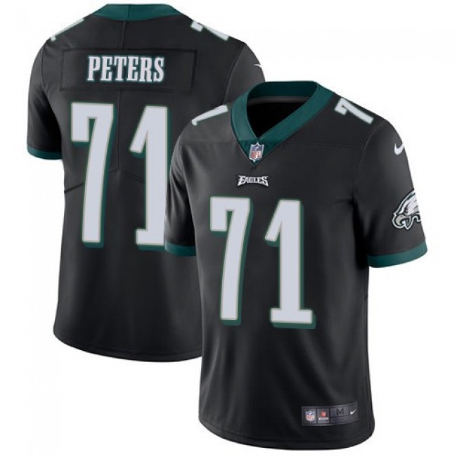 Nike Eagles #71 Jason Peters Black Alternate Men's Stitched NFL Vapor Untouchable Limited Jersey