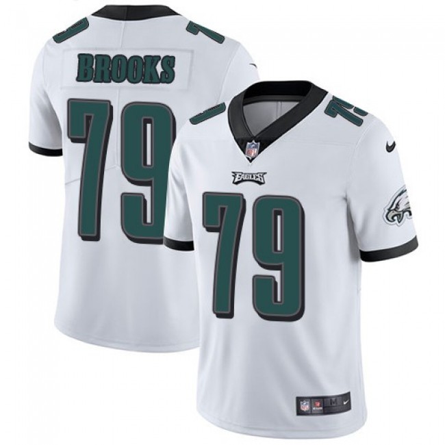 Philadelphia Eagles #79 Brandon Brooks White Youth Stitched NFL Vapor Untouchable Limited Jersey