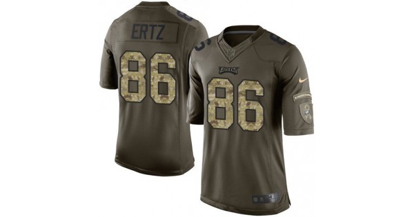الظ NFL Jersey shirts-Nike Eagles #86 Zach Ertz Green Men's Stitched ... الظ