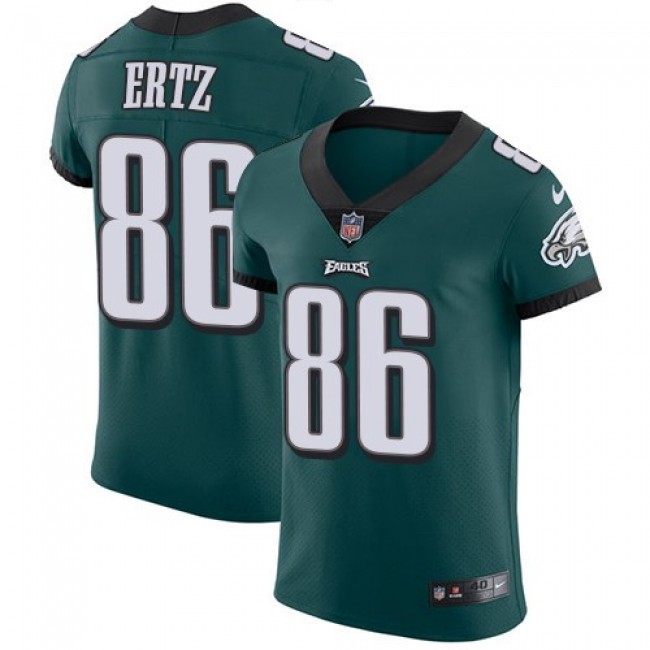 Nike Eagles #86 Zach Ertz Midnight Green Team Color Men's Stitched NFL Vapor Untouchable Elite Jersey