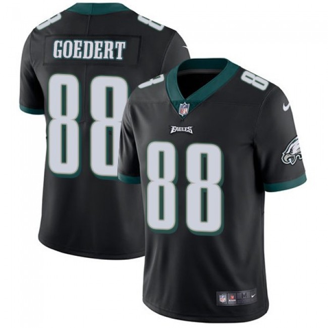 Nike Eagles #88 Dallas Goedert Black Alternate Men's Stitched NFL Vapor Untouchable Limited Jersey