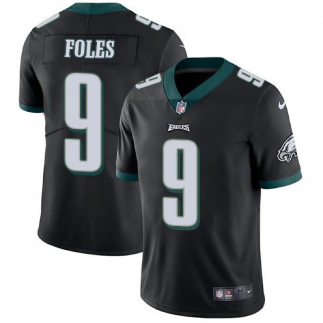 Philadelphia Eagles #9 Nick Foles Black Alternate Youth Stitched NFL Vapor Untouchable Limited Jersey