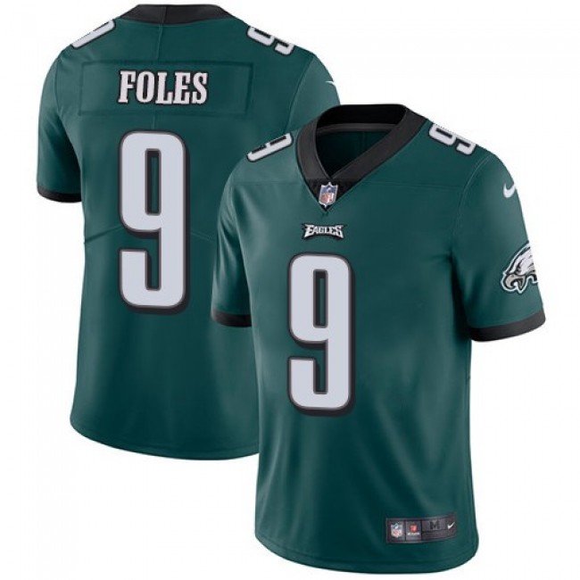 Philadelphia Eagles #9 Nick Foles Midnight Green Team Color Youth Stitched NFL Vapor Untouchable Limited Jersey