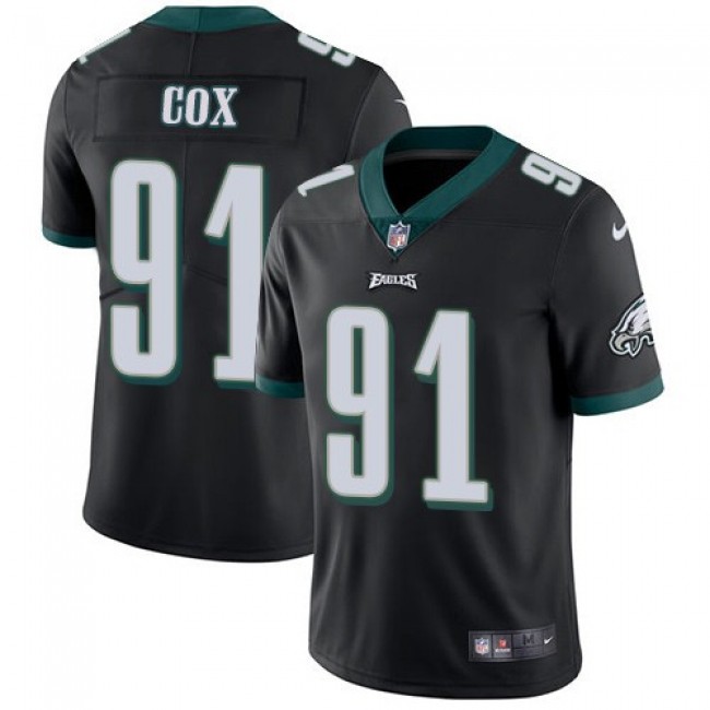 Philadelphia Eagles #91 Fletcher Cox Black Alternate Youth Stitched NFL Vapor Untouchable Limited Jersey