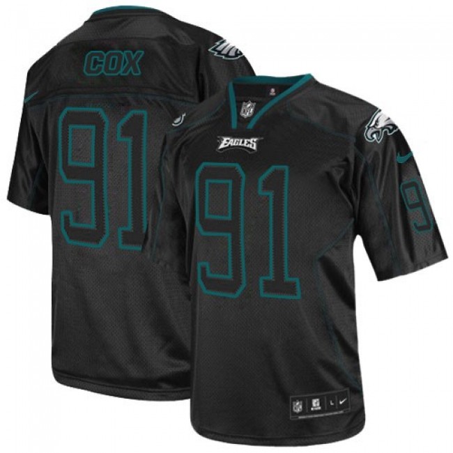 Nike Eagles #91 Fletcher Cox Lights Out Black Men's Stitched NFL Elite Jersey