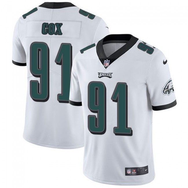 Nike Eagles #91 Fletcher Cox White Men's Stitched NFL Vapor Untouchable Limited Jersey