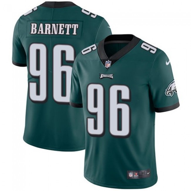 Philadelphia Eagles #96 Derek Barnett Midnight Green Team Color Youth Stitched NFL Vapor Untouchable Limited Jersey