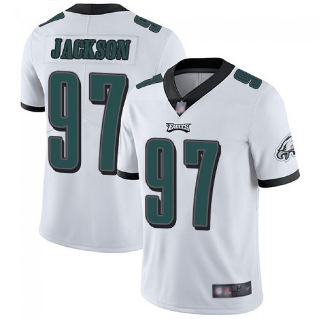 Nike Eagles #97 Malik Jackson White Men's Stitched NFL Vapor Untouchable Limited Jersey