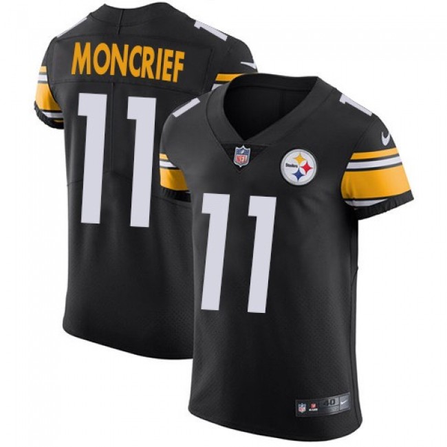 Nike Steelers #11 Donte Moncrief Black Team Color Men's Stitched NFL Vapor Untouchable Elite Jersey