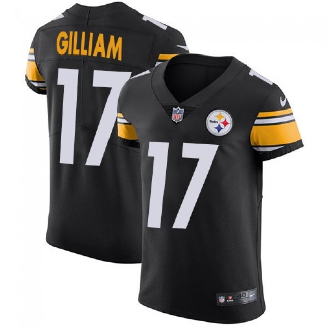 Nike Steelers #17 Joe Gilliam Black Team Color Men's Stitched NFL Vapor Untouchable Elite Jersey