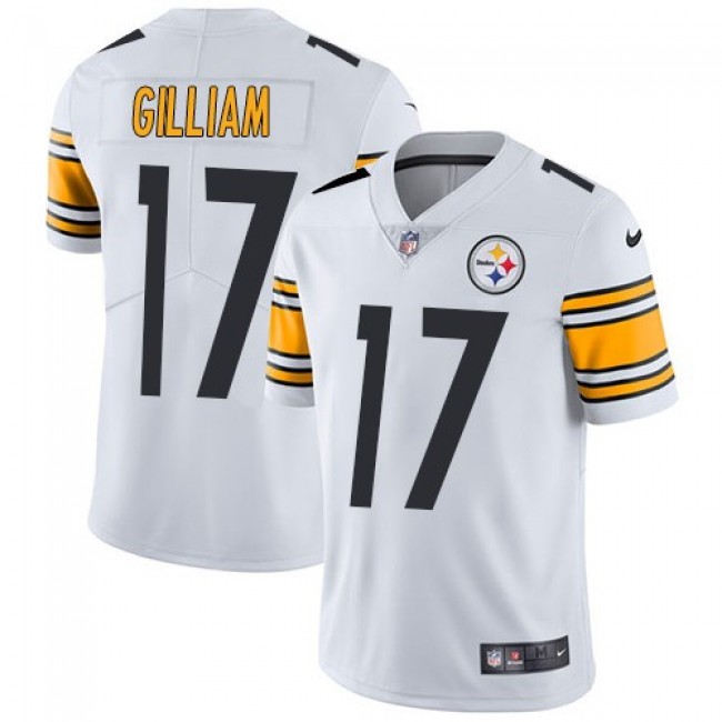 Nike Steelers #17 Joe Gilliam White Men's Stitched NFL Vapor Untouchable Limited Jersey