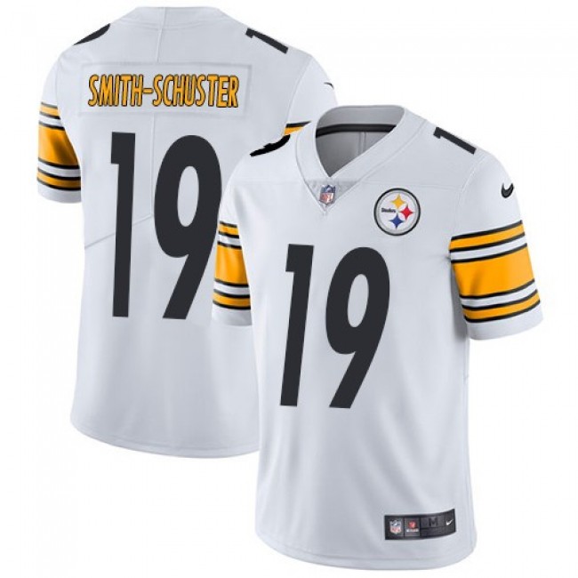 Nike Steelers #19 JuJu Smith-Schuster White Men's Stitched NFL Vapor Untouchable Limited Jersey