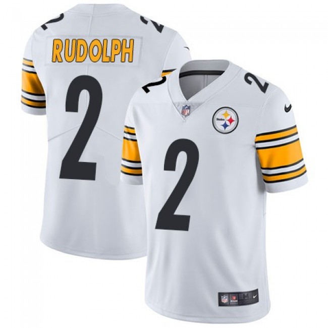 Nike Steelers #2 Mason Rudolph White Men's Stitched NFL Vapor Untouchable Limited Jersey