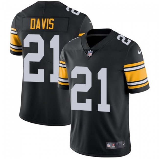 Nike Steelers #21 Sean Davis Black Alternate Men's Stitched NFL Vapor Untouchable Limited Jersey