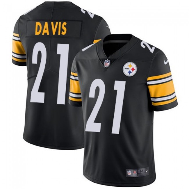 Nike Steelers #21 Sean Davis Black Team Color Men's Stitched NFL Vapor Untouchable Limited Jersey