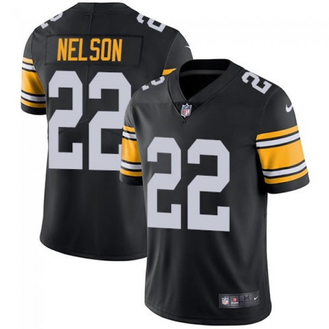 Nike Steelers #22 Steven Nelson Black Alternate Men's Stitched NFL Vapor Untouchable Limited Jersey
