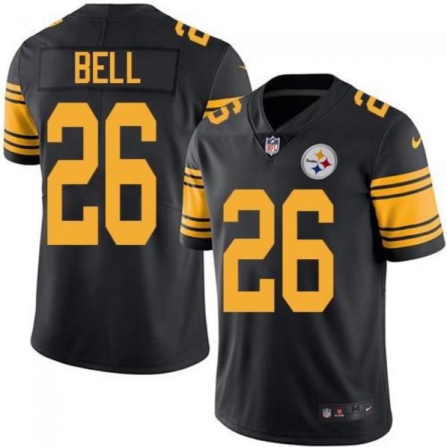 Pittsburgh Steelers #26 Le Veon Bell Black Youth Stitched NFL Limited Rush Jersey