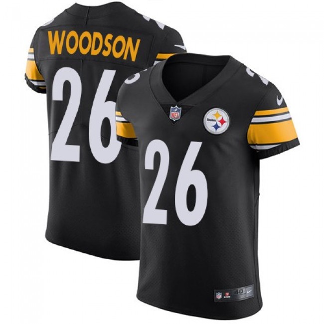 Nike Steelers #26 Rod Woodson Black Team Color Men's Stitched NFL Vapor Untouchable Elite Jersey
