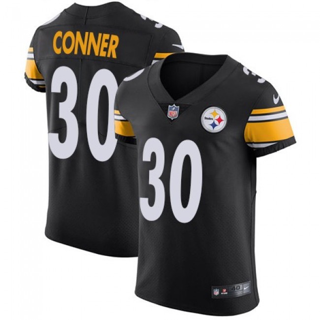Nike Steelers #30 James Conner Black Team Color Men's Stitched NFL Vapor Untouchable Elite Jersey