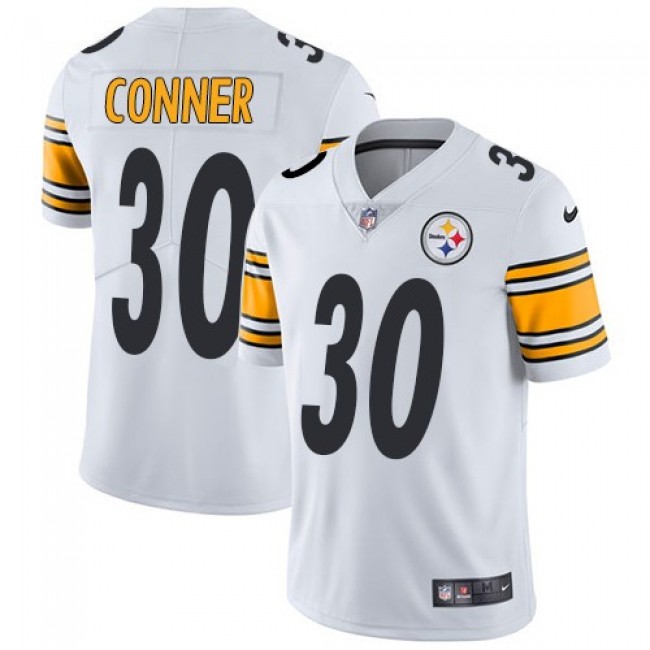 Nike Steelers #30 James Conner White Men's Stitched NFL Vapor Untouchable Limited Jersey