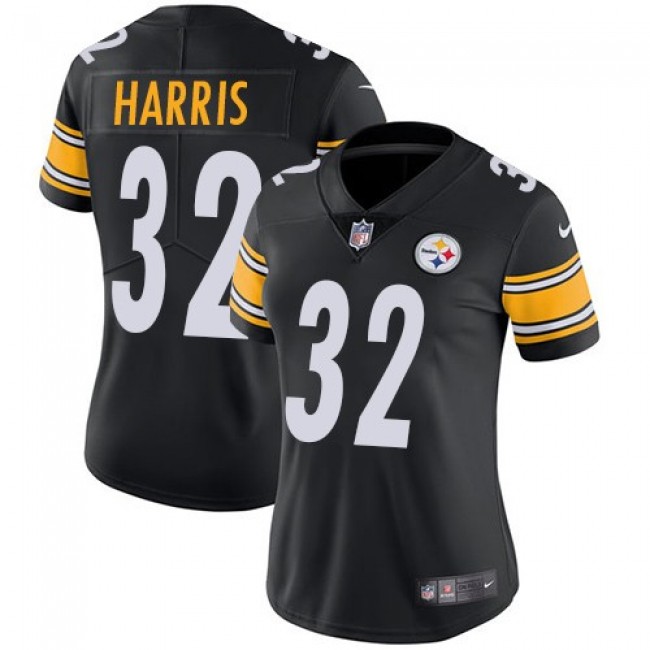 Women's Steelers #32 Franco Harris Black Team Color Stitched NFL Vapor Untouchable Limited Jersey