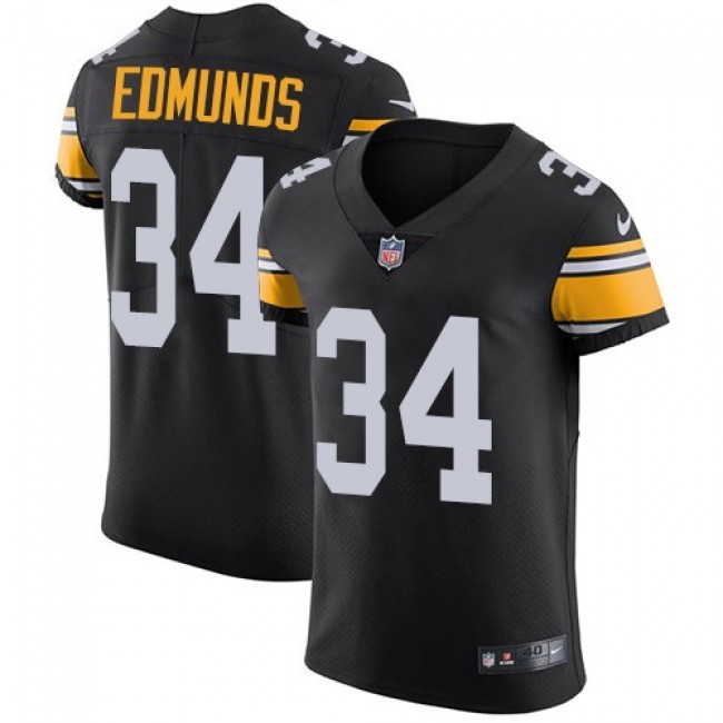 Nike Steelers #34 Terrell Edmunds Black Alternate Men's Stitched NFL Vapor Untouchable Elite Jersey