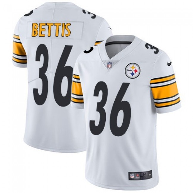 Pittsburgh Steelers #36 Jerome Bettis White Youth Stitched NFL Vapor Untouchable Limited Jersey