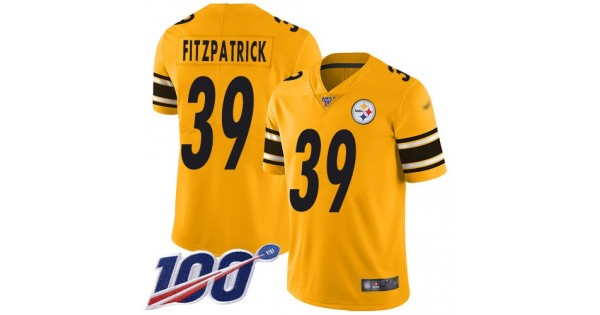 سلسلة سيد الخواتم NFL Jersey number 76-Nike Steelers #39 Minkah Fitzpatrick Gold ... سلسلة سيد الخواتم