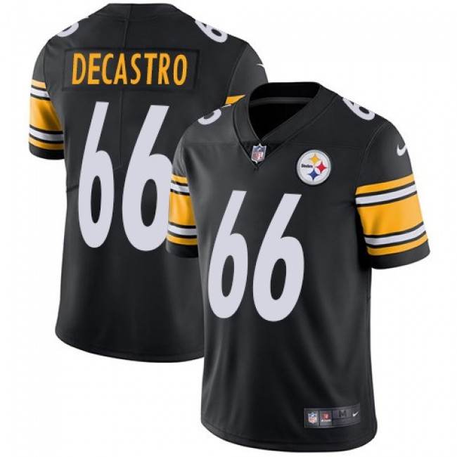 Pittsburgh Steelers #66 David DeCastro Black Team Color Youth Stitched NFL Vapor Untouchable Limited Jersey