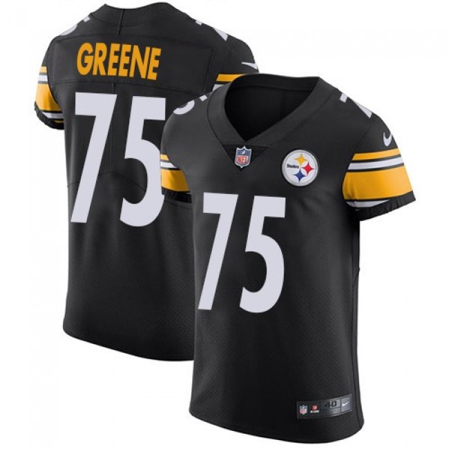 Nike Steelers #75 Joe Greene Black Team Color Men's Stitched NFL Vapor Untouchable Elite Jersey