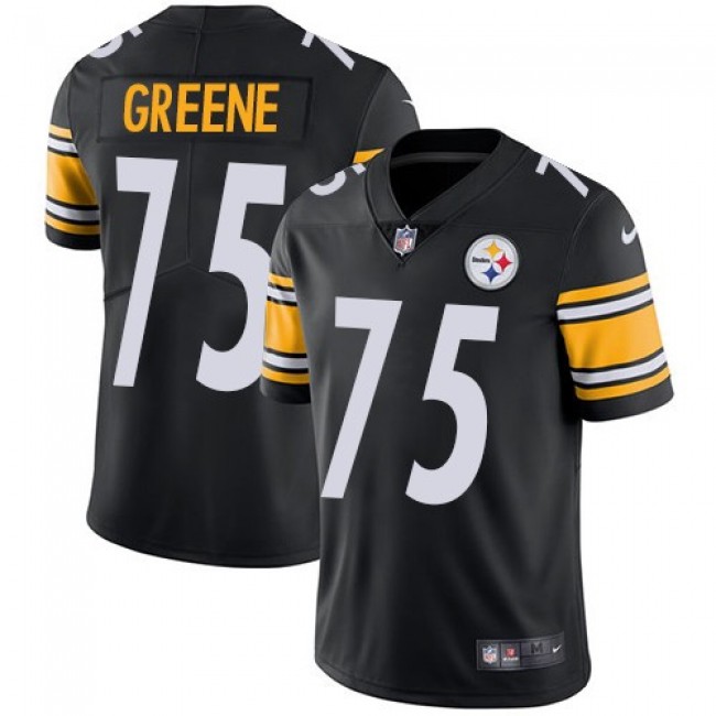 Nike Steelers #75 Joe Greene Black Team Color Men's Stitched NFL Vapor Untouchable Limited Jersey