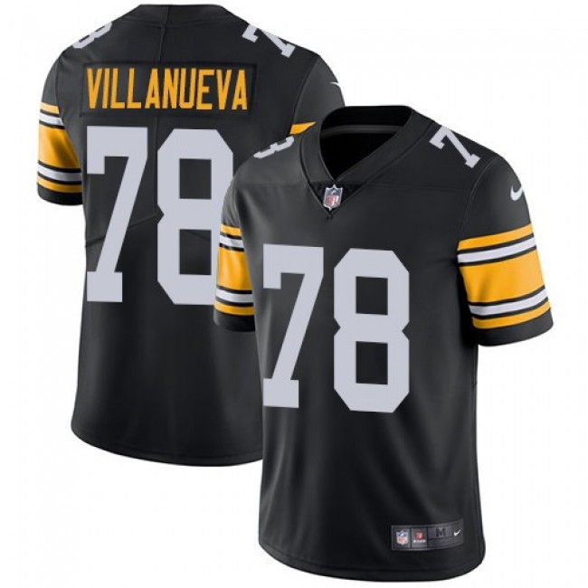 Nike Steelers #78 Alejandro Villanueva Black Alternate Men's Stitched NFL Vapor Untouchable Limited Jersey
