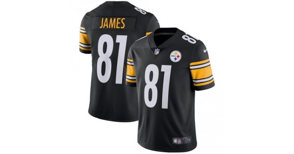 يمثل Nike Pittsburgh Steelers #81 Jesse James Black Alternate Men's Stitched NFL Vapor Untouchable Limited Jersey يمثل