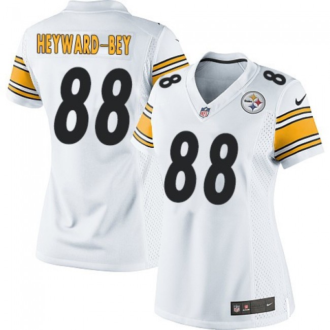Women's Steelers #88 Darrius Heyward-Bey White Stitched NFL Elite Jersey