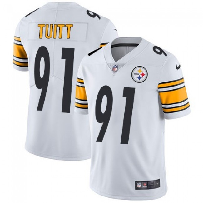 Pittsburgh Steelers #91 Stephon Tuitt White Youth Stitched NFL Vapor Untouchable Limited Jersey