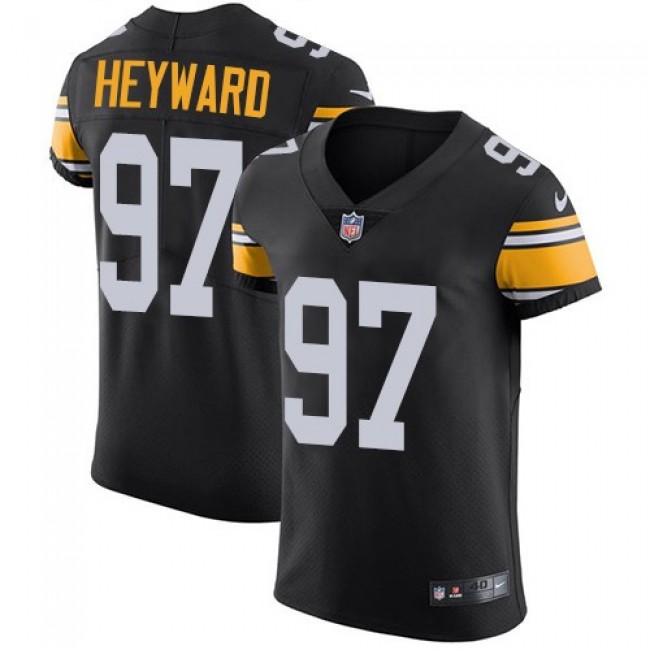Nike Steelers #97 Cameron Heyward Black Alternate Men's Stitched NFL Vapor Untouchable Elite Jersey