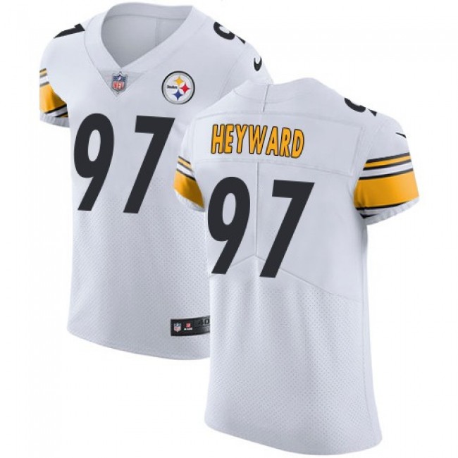 Nike Steelers #97 Cameron Heyward White Men's Stitched NFL Vapor Untouchable Elite Jersey