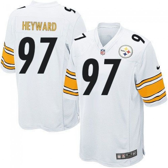 Pittsburgh Steelers #97 Cameron Heyward White Youth Stitched NFL Elite Jersey