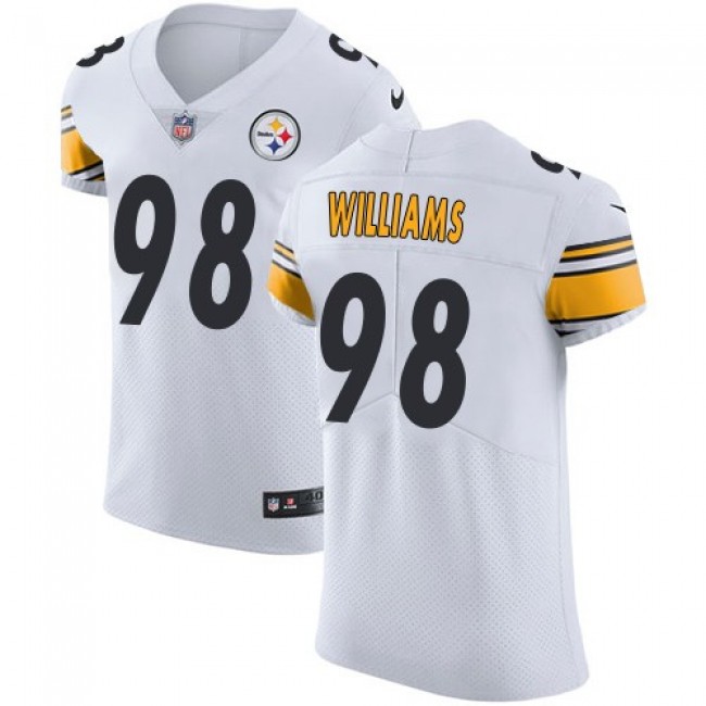 Nike Steelers #98 Vince Williams White Men's Stitched NFL Vapor Untouchable Elite Jersey