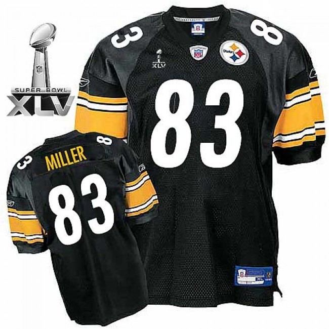 مايوه NFL Jersey ideas-Steelers #83 Heath Miller Black Super Bowl XLV ... مايوه