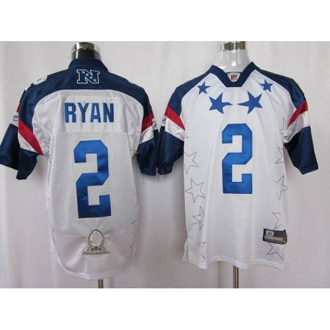 Falcons #2 Matt Ryan 2011 White and Blue Pro Bowl Stitched NFL Jersey