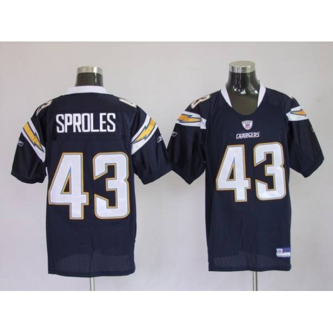 Chargers Darren Sproles #43 Stitched Dark Blue NFL Jersey