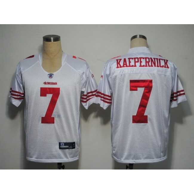 49ers #7 Colin Kaepernick White Stitched NFL Jersey