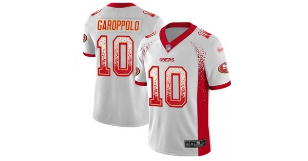 ذا كول NFL Jersey Coupon-Nike 49ers #10 Jimmy Garoppolo White Men's ... ذا كول